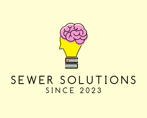 Smart Brain Book  logo design