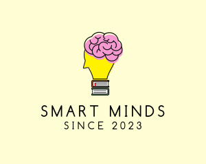 Smart Brain Book  logo design