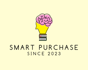 Smart Brain Book  logo design