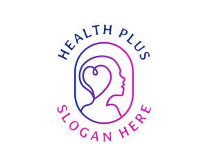 Mental Health Heart logo design