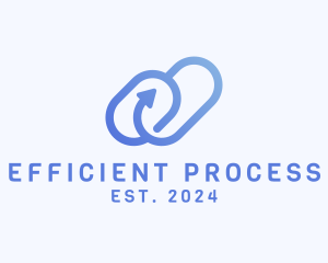 Business Processing Arrow logo design