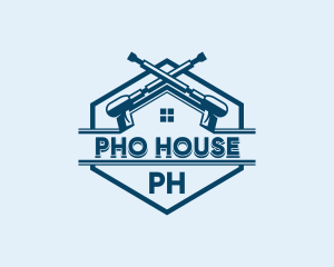 House Pressure Washer logo design