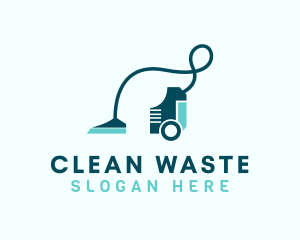 Sanitary Vacuum Cleaning logo design