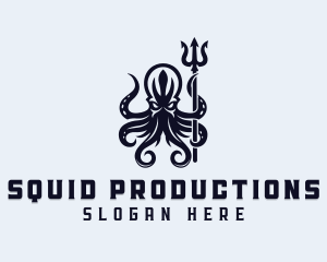 Mythical Squid Monster logo