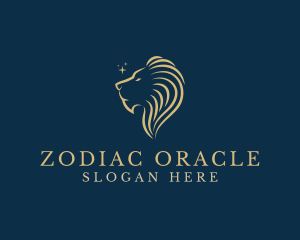 Elegant Zodiac Leo logo