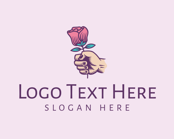Rose Florist Romance logo