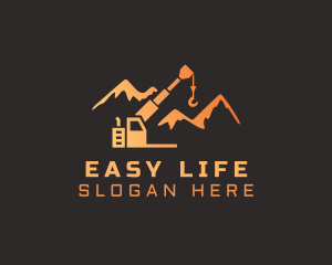 Orange Mountain Crane Logo