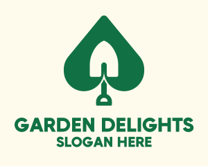 Shovel Leaf Gardening logo design