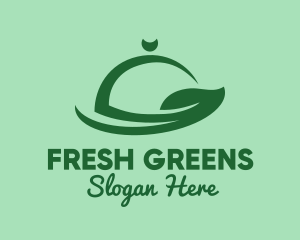 Green Organic Tray logo design