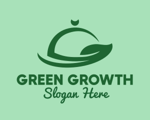 Green Organic Tray logo design