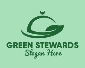 Green Organic Tray logo design