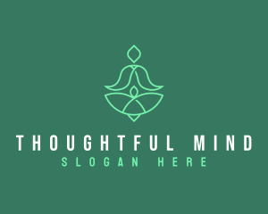 Lotus Yoga Meditation logo design