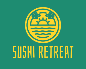 Summer Beach Resort logo design