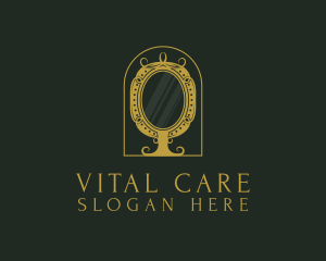 Elegant Ornate Mirror Logo