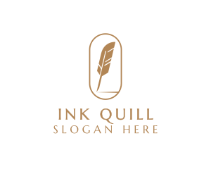 Feather Quill Writing logo design