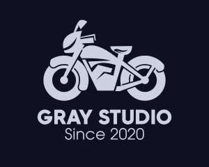 Gray Automotive Motorbike  logo