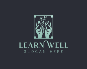 Floral Yoga Wellness logo design