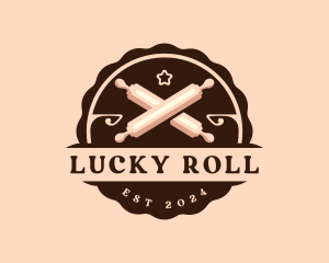 Rolling Pin Bakery Chef logo design