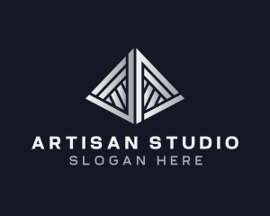 Studio Technology Pyramid logo design