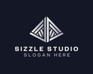 Studio Technology Pyramid logo design