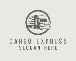 Express Truck Courier logo design