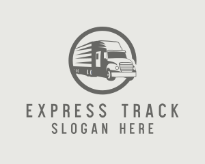 Express Truck Courier logo design