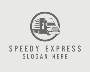 Express Truck Courier logo design