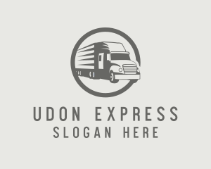 Express Truck Courier logo design