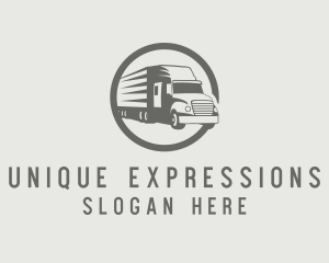 Express Truck Courier logo design