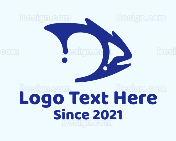 Ocean Water Fish Logo