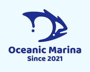 Ocean Water Fish logo design