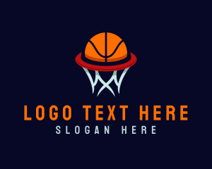 Ball Hoop Basketball logo