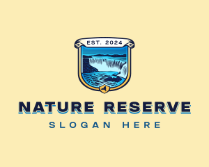 Niagara Waterfall Nature logo design