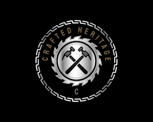Hammer Saw Carpentry logo