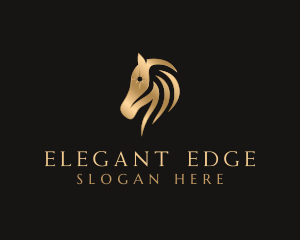 Classy Equine Horse logo design