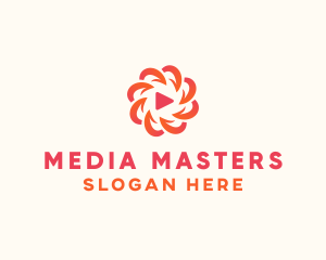 Radial Media Flower logo