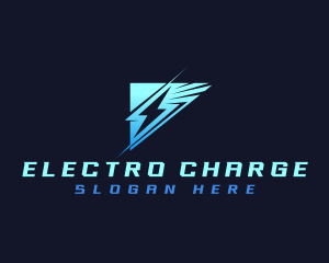 Lightning Thunder Power logo design