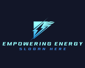 Lightning Thunder Power logo design