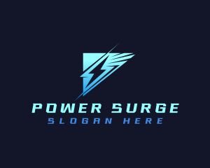 Lightning Thunder Power logo design