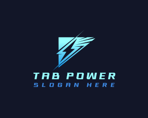 Lightning Thunder Power logo design