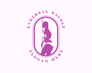 Sexy Woman Lingerie Logo