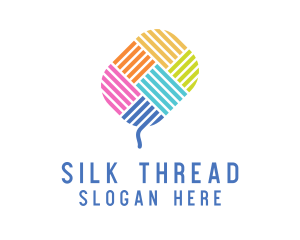 Knitting Yarn Thread  logo design