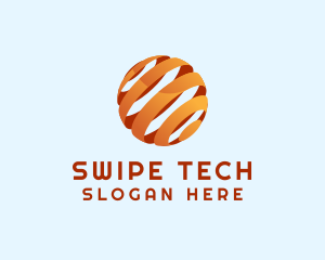 Tech Company Sphere logo design