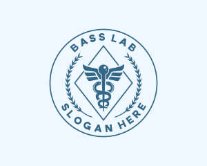 Pharmacy Medical Caduceus logo design