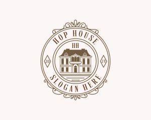 Real Estate Broker House logo design