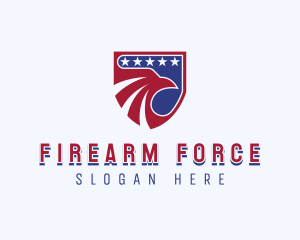 Eagle Airforce Shield logo design