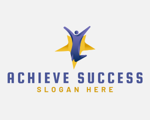 Human Leader Success logo design