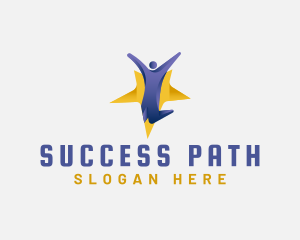 Human Leader Success logo design