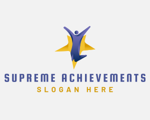 Human Leader Success logo design