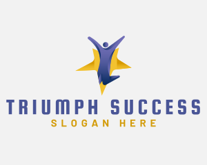 Human Leader Success logo design